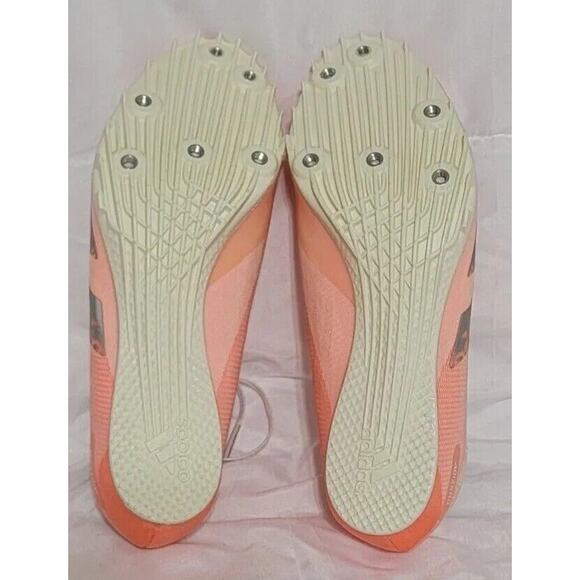 ADIDAS ADIZERO PRIME SPRINT SPIKES EE4586 CORAL/METALLIC/WHITE MEN\'S‎ SZ.6.5 main image 13